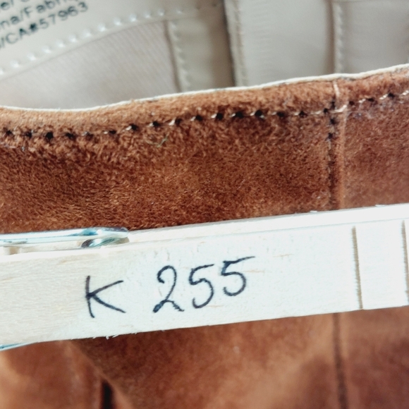 New Bp Keyla Brown Faux Suede Block Heel Retro Ankle Boots K255 - Picture 12 of 12